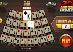 Slot Game 25 Card Cash Bonus
